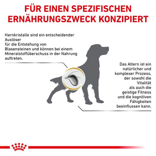 Royal Canin Veterinary URINARY S/O Ageing 7+ Trockenfutter für Hunde 8 kg