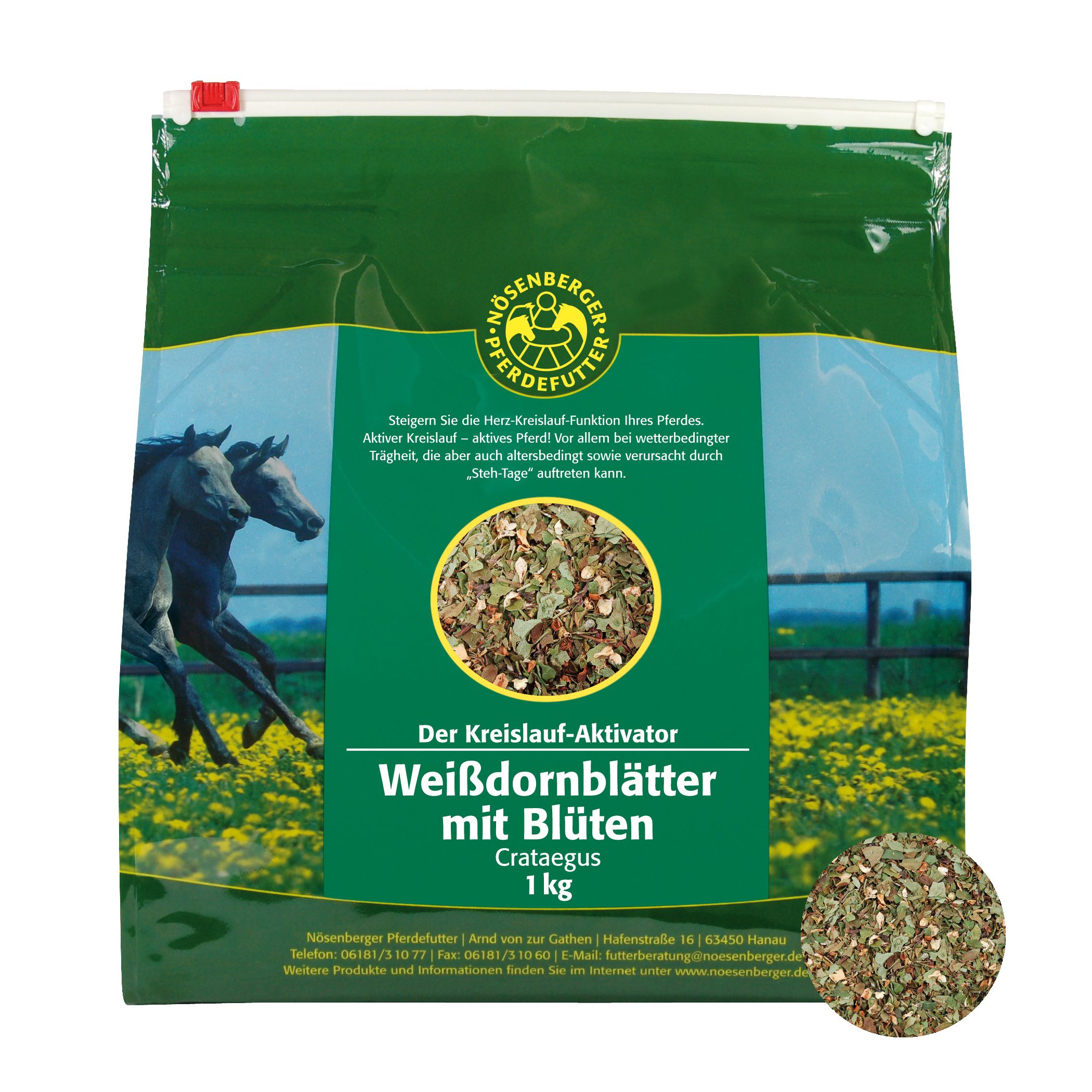 Nösenberger Weißdornblätter mit Blüten 1 kg