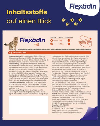  Vetoquinol - Flexadin - Cat - 60 Chews 