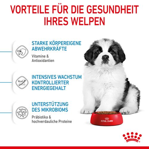 Royal Canin GIANT Puppy Trockenfutter Vorteile