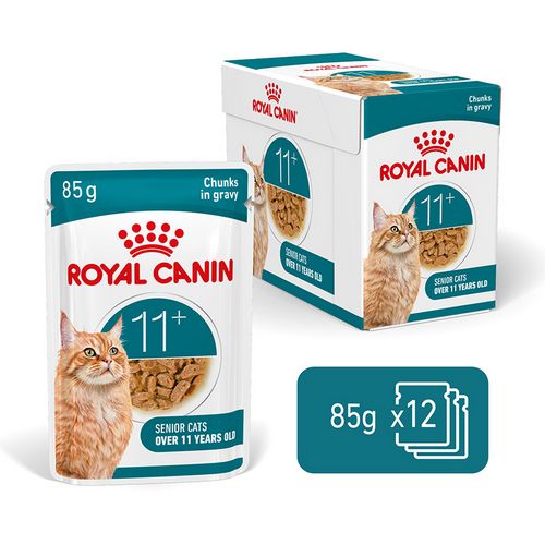 Royal Canin Ageing 11+ Gravy Nassfutter Katze 12x85g