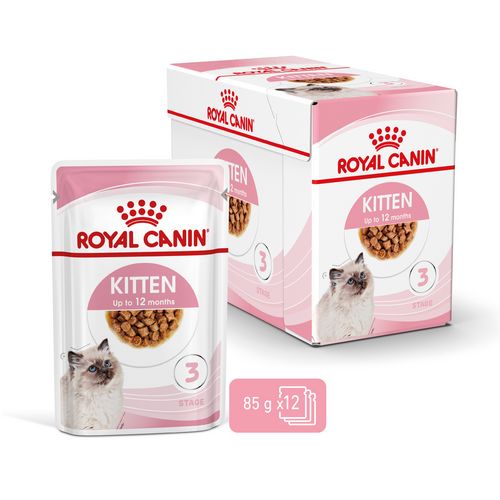 ROYAL CANIN KITTEN Nassfutter in Soße für Kätzchen 12 x 85 g