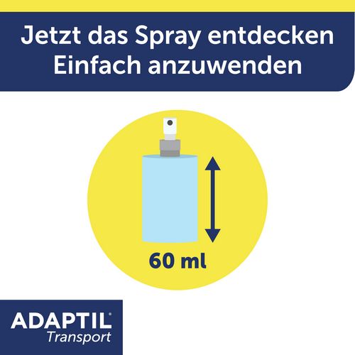 ADAPTIL® Transport Spray 60ml - reduziert Reisestress und Reiseübelkeit von Hunden