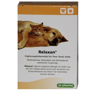 Relaxan Tabletten Beruhigungsmittel für Hunde und Katzen von cp-pharma