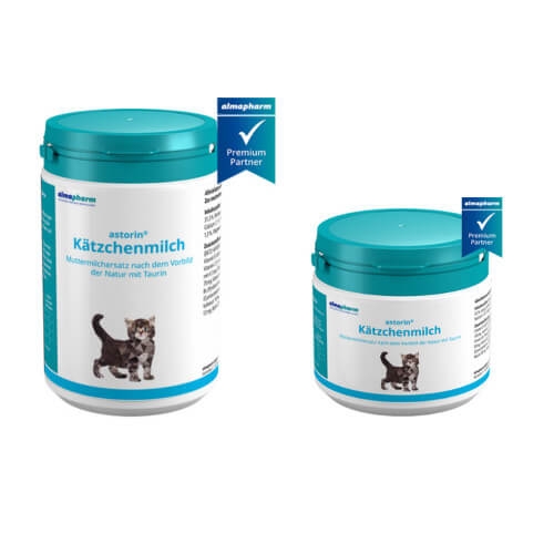 almapharm astorin Kätzchenmilch 250 g und 500 g für Katzenwelpen