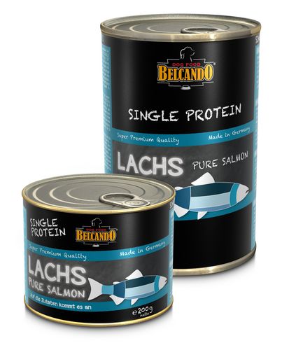 Belcando - Single Protein - LACHS - 6 x 200 g - Hundefutter