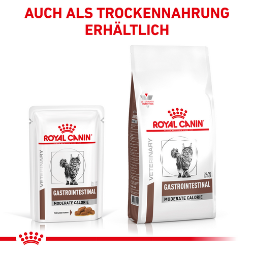 Royal Canin GASTROINTESTINAL MODERATE CALORIE Feine Stückchen in Soße