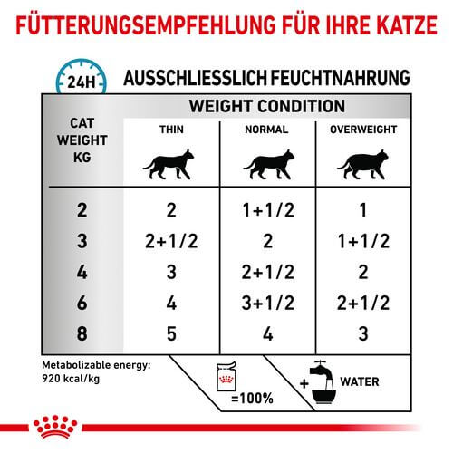 Royal Canin Veterinary SKIN & COAT Nassfutter für Katzen Fütterung