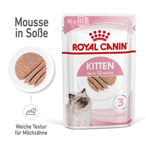 Royal Canin KITTEN Nassfutter in Mousse für Kätzchen 12 x 85 g Royal Canin KITTEN Nassfutter in Mousse für Kätzchen 12 x 85 g
