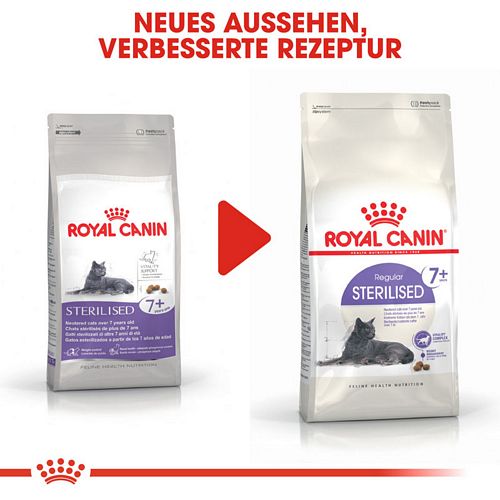 Royal Canin STERILISED 7+ Trockenfutter für ältere kastrierte Katzen