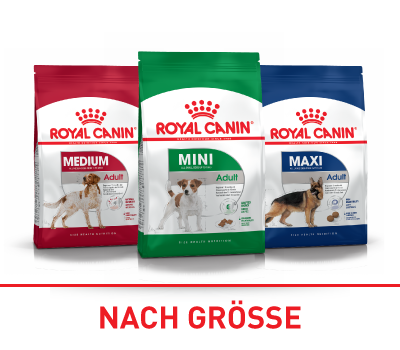 Royal Canin nach Größe Royal Canin nach Größe
