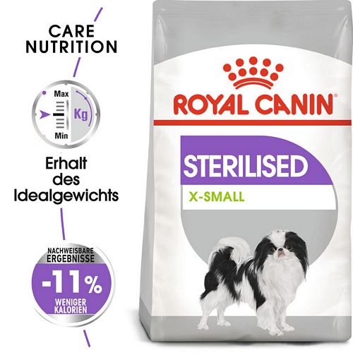 Royal Canin STERILISED X-SMALL Trockenfutter für kastrierte sehr kleine Hunde