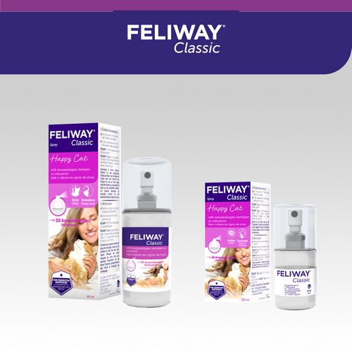 FELIWAY Classic Transport Spray 20ml - Stressfreier Transport von Katzen