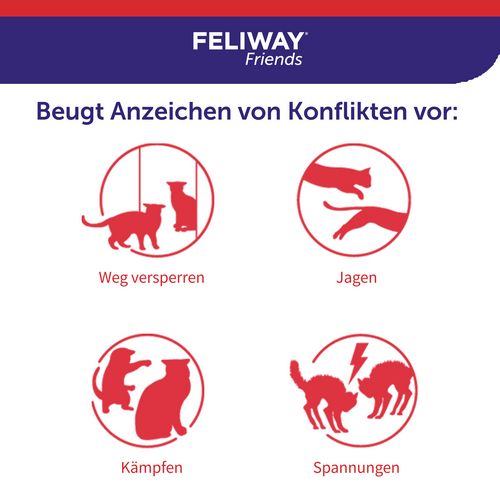 FELIWAY® Friends Nachfüllflakon 48ml -   reduziert Konfliktverhalten zwischen Katzen