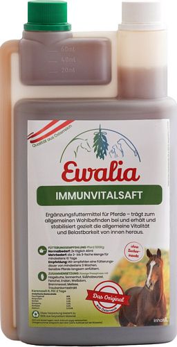 Ewalia - IMMUNVITALSAFT für Pferde - 1 L