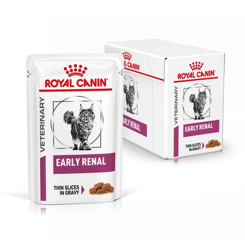 Royal Canin Veterinary EARLY RENAL Nassfutter für Katzen 12 x 85 g