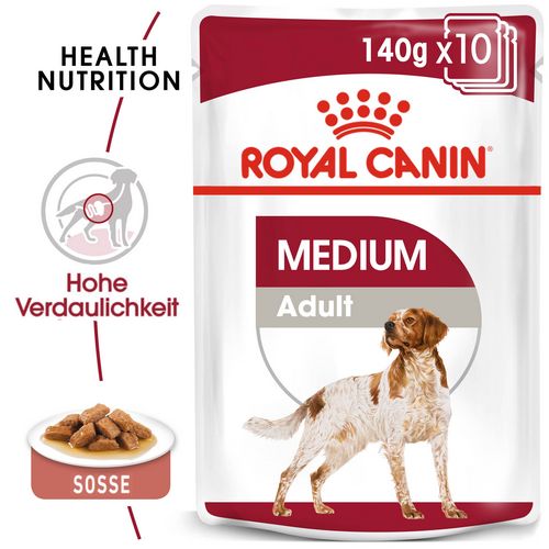 Royal Canin MEDIUM Adult Nassfutter für mittelgroße Hunde