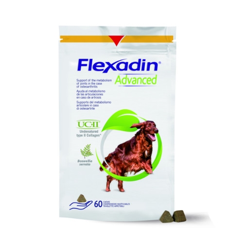Flexadin Advanced 60 Chews für HUNDE von Vetoquinol
