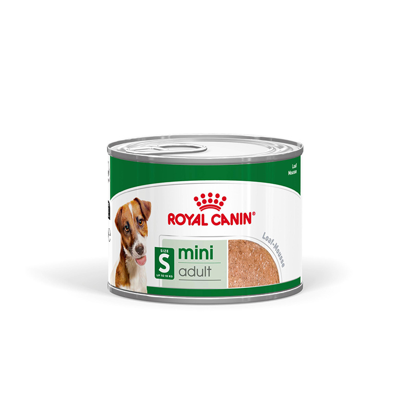 Royal Canin MINI ADULT - Nassfutter für ausgewachsene kleine Hunde -  195 g