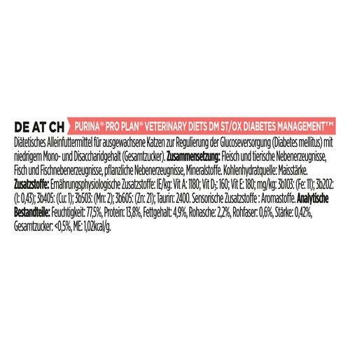 Purina - Veterinary Diets - DM DIABETES MANAGEMENT Mousse - Katze - 24 x 195 g