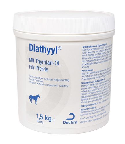 Dechra - Diathyyl kühlender Pflegeumschlag für Pferde 1,5 kg