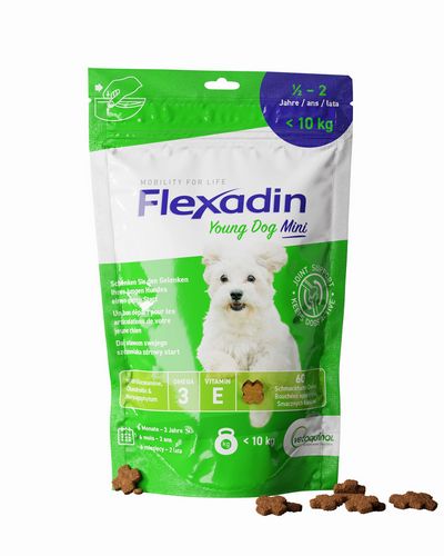 Vetoquinol - Flexadin - Young Dog MINI - 60 Chews Vetoquinol - Flexadin - Young Dog MINI - 60 Chews