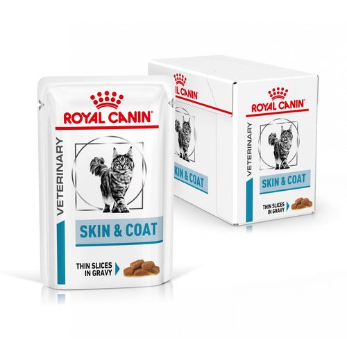 Royal Canin Veterinary SKIN & COAT Nassfutter für Katzen