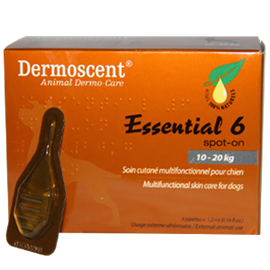 Selectavet Dermoscent Essential 6 Hund (10-20 kg) 4 Pipetten x 1,2ml