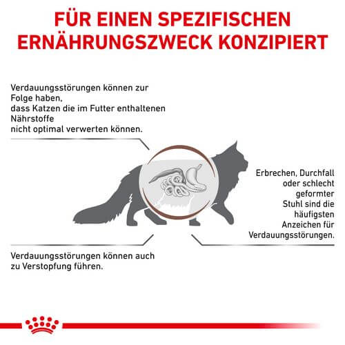 Royal Canin Veterinary GASTROINTESTINAL FIBRE RESPONSE  Trockenfutter für Katzen 4 kg