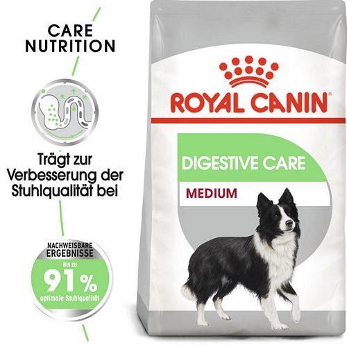 Royal Canin DIGESTIVE CARE MEDIUM Trockenfutter für mittelgroße Hunde mit empfindlicher Verdauung