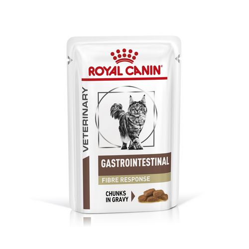 Royal Canin  GASTROINTESTINAL FIBRE RESPONSE in Soße  Nassfutter für Katzen 12x 85 g