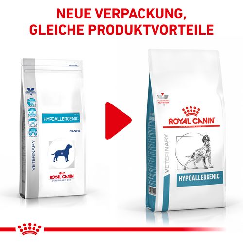 Royal Canin Veterinary HYPOALLERGENIC Trockenfutter für Hunde 2 kg