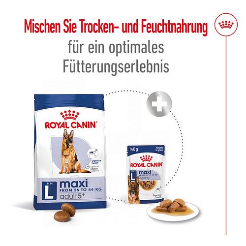 Royal Canin MAXI Adult 5+ Trockenfutter Kombi