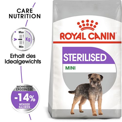 Royal Canin STERILISED MINI Trockenfutter für kastrierte kleine Hunde Royal Canin STERILISED MINI Trockenfutter für kastrierte kleine Hunde