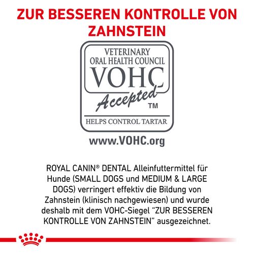 Royal Canin Expert DENTAL MEDIUM & LARGE DOGS Trockenfutter VOCH