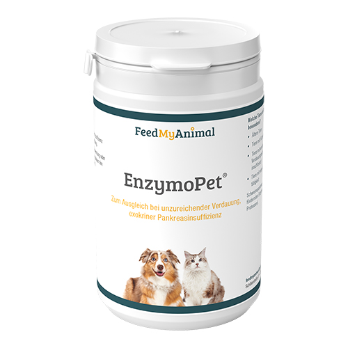 EnzymoPet von FeedMyAnimal für Hunde und Katzen zur Unterstützung bei exokriner Pankreasinsuffizienz 500g