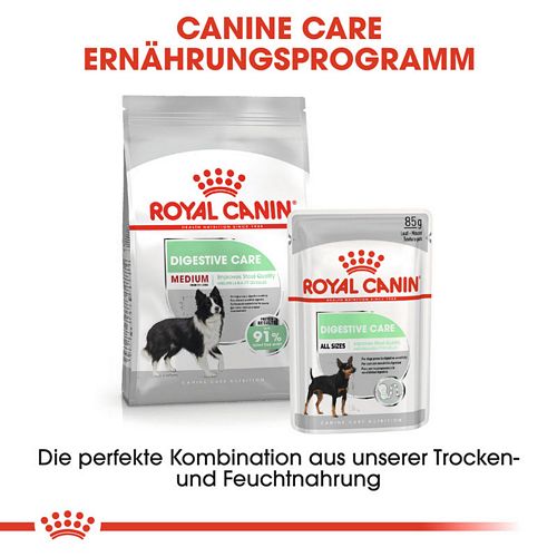 Royal Canin DIGESTIVE CARE MEDIUM Trockenfutter für mittelgroße Hunde mit empfindlicher Verdauung