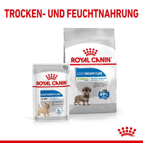 Royal Canin LIGHT WEIGHT CARE X-SMALL - Trockenfutter Kombi