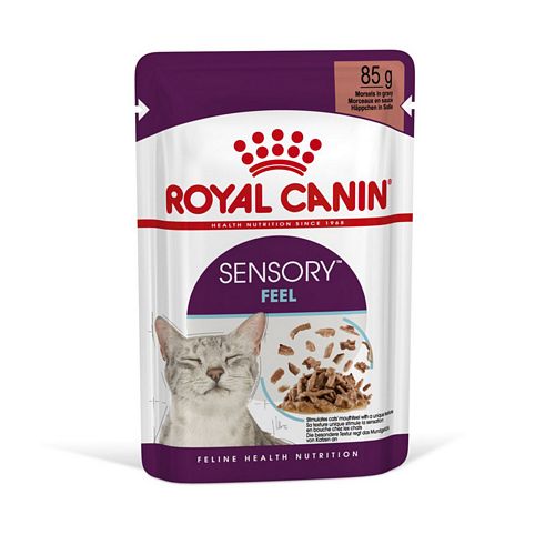 Royal Canin SENSORY Feel Nassfutter in Gelee für wählerische Katzen 12 x 85 g