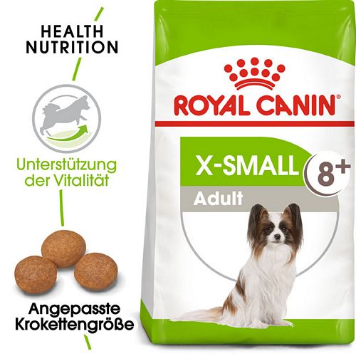 Royal Canin X-SMALL Adult 8+ Trockenfutter für sehr kleine Hunde