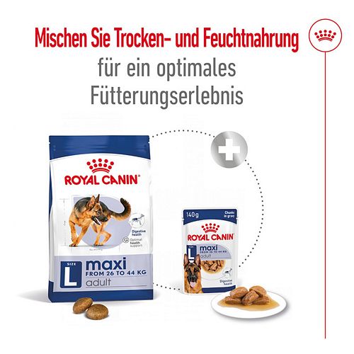Royal Canin MAXI Adult Trockenfutter für große Hunde Kombi
