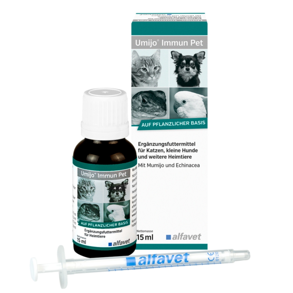 Umijo Immun Pet für Katzen, kleine Hunde und Heimtiere von alfavet