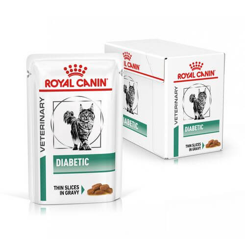 Royal Canin Veterinary DIABETIC Nassfutter für Katzen Box