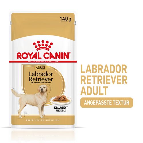Royal Canin Labrador Retriever Adult Stückchen in Soße Nassfutter für Hunde