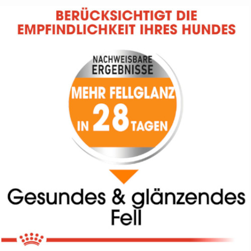 Royal Canin COAT CARE MINI Trockenfutter für kleine Hunde Vorteil