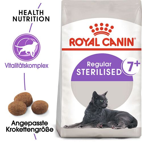 Royal Canin STERILISED 7+ Trockenfutter für ältere kastrierte Katzen