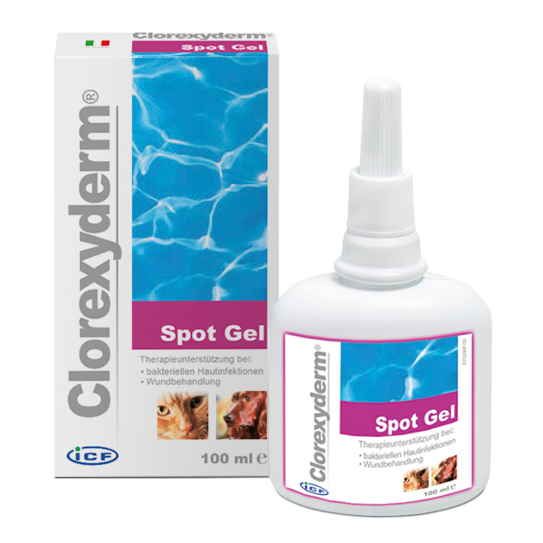 Livisto Clorexyderm Spot Gel für Hunde und Katzen - 100 ml