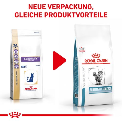 Royal Canin Veterinary SENSITIVITY CONTROL Trockenfutter für Katzen 1,5 kg