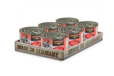 Leonardo - Katzenfutter - RIND - 6 x 200 g