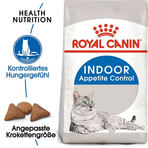 Royal Canin INDOOR Appetite Control Trockenfutter für übergewichtige Wohnungskatzen